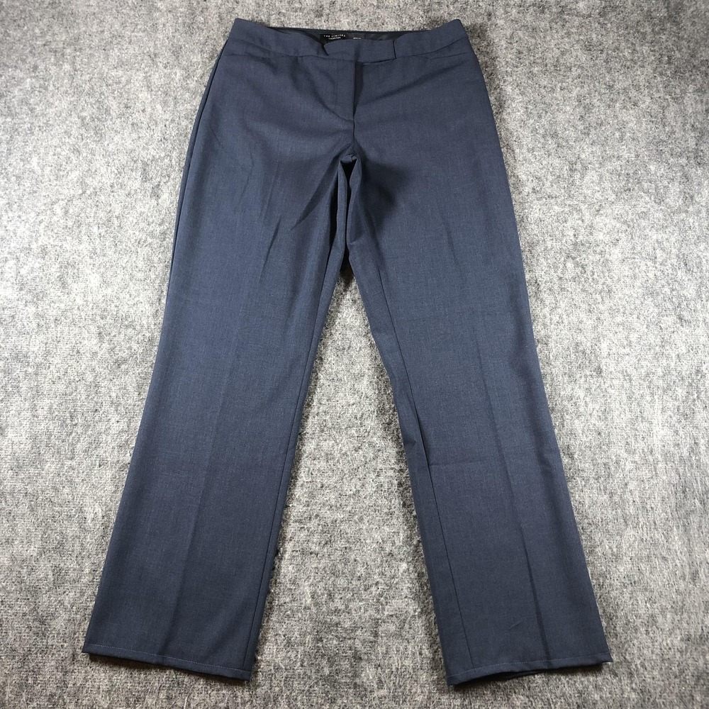 The Limited Pants Womens 6 Blue Lexie Fit Straight Leg Dress Work Stretch Career